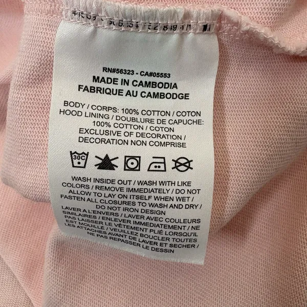 Nike Women’s Medium Pink Full Zip Hoodie Fleece Sportswear Sweatshirt Jacket - Image 6