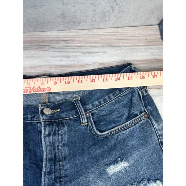 We The Free Free People Byron Bay‎ Denim Cut Off Shorts 28 Distressed Jean Short - Image 10
