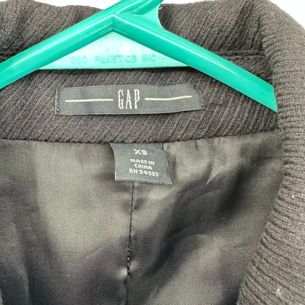 Gap size XS button up coat jacket outerwear‎ virgin wool outer lined - Image 5