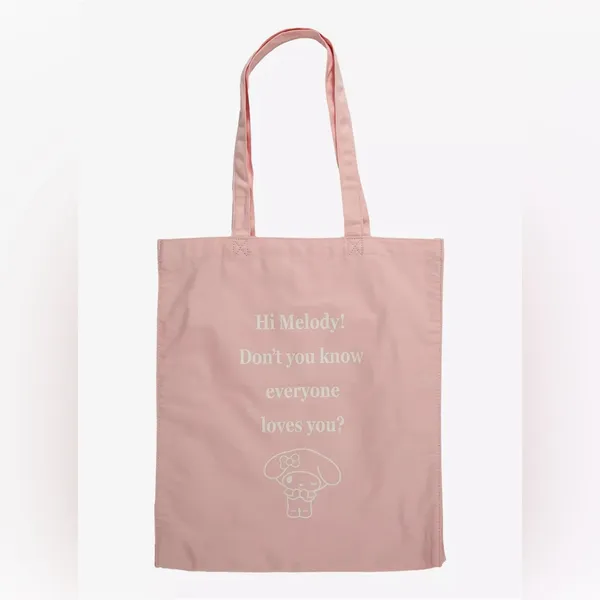 Sanrio My Melody Face Pink Tote Bag - Image 2