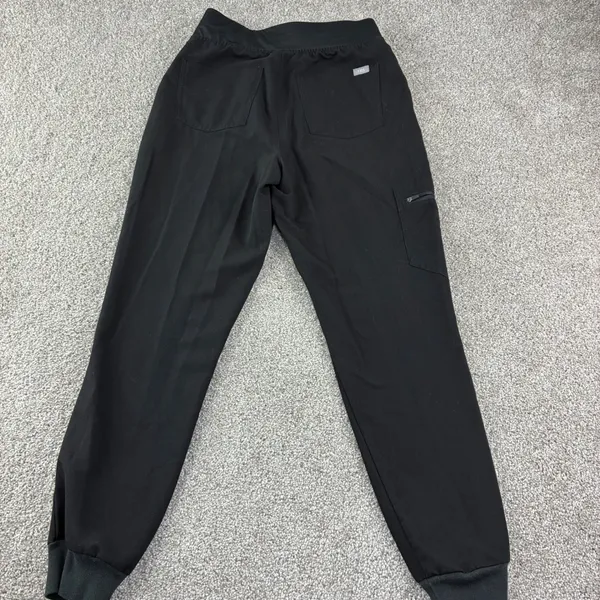 Figs Zamora‎ Jogger Women S Black High Waisted Technical Scrub Pants W22SW2012 - Image 2