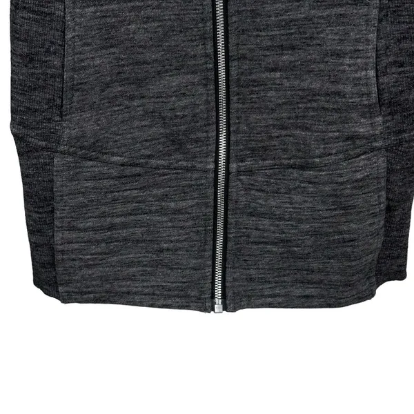 Lululemon Jacket Women Size 2 Gray‎ Heather Radiant Full Zip Mock Neck EUC - Image 4