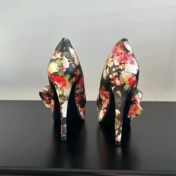 RCK Bella Floral Platform Heels Sz‎ 6.5 - Image 5