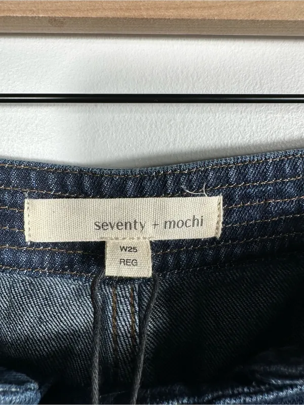 Seventy +‎ Mochi Marie Sailor Jeans 25 High Rise Wide Leg Button Front - Image 10