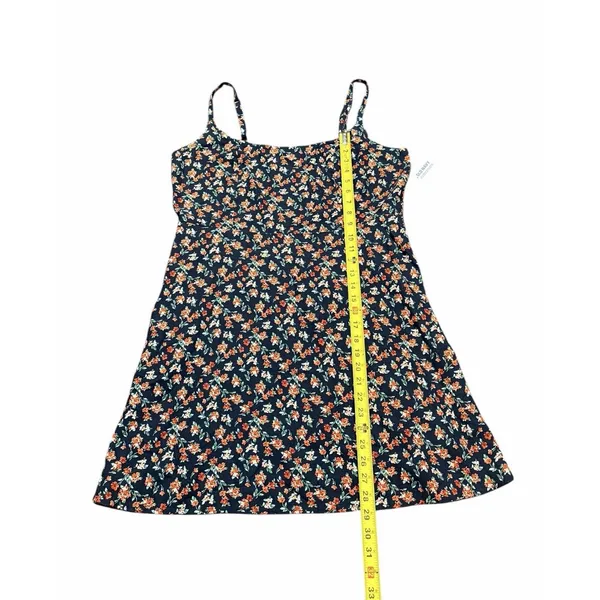 NWT Old Navy Black Floral Cami Sun Dress Smocked Back Cottagecore‎ Summer XL - Image 4