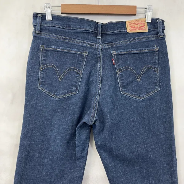 Levis Classic Bootcut Jeans Womens 30 Dark Wash‎ Stretch Minimalist Americana - Image 5