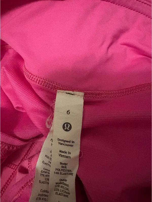 Lululemon Sonic Pink Speed Shorts 2.5" - Image 3