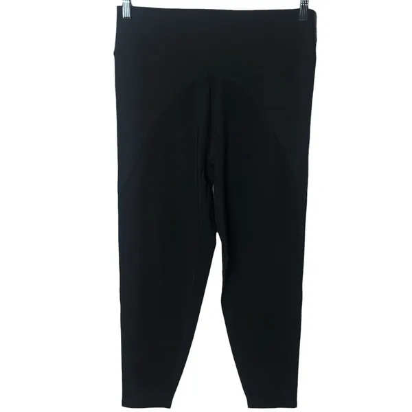 NEW Offline By Aerie 7/8 Leggings Ribbed Hi Rise Black Athletic Stretch XXL‎ - Image 2