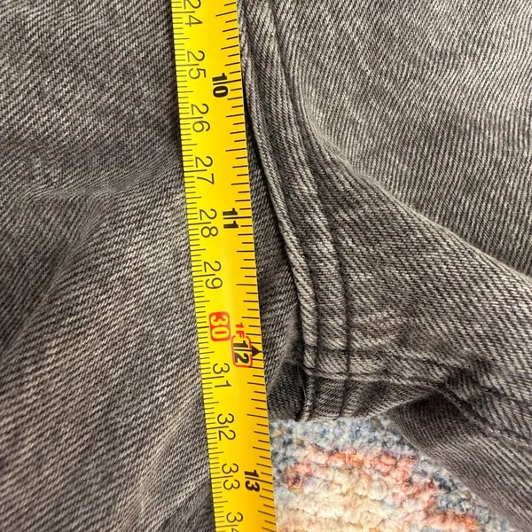 Abercrombie & Fitch The Loose High Rise Washed Black Relaxed Jeans 30/10L - Image 8