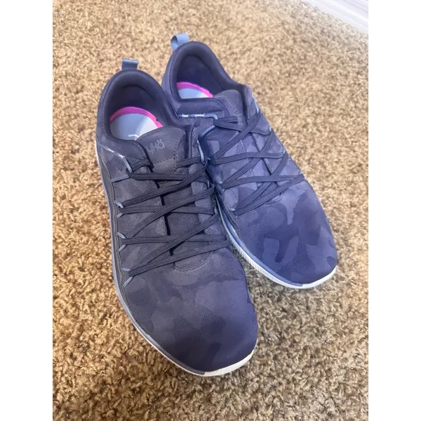Ryka Fate Womens Walking Shoes Navy Blue Camo Sneakers Size 10 M Surround Fit - Image 2