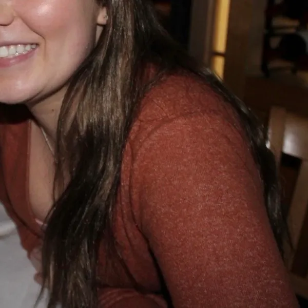 Forever 21 Heathered Burnt Orange Wrap Long Sleeve - Image 3