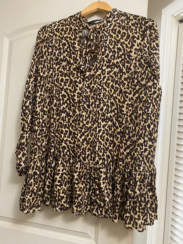 Zara Leopard Print Women’s Top - Image 4