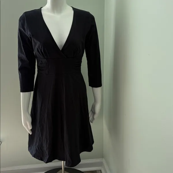 Patagonia Black Organic Cotton Margot Dress small - Image 3