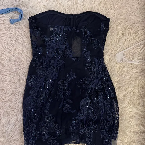 Lulus Homecoming Dress Navy - Image 2