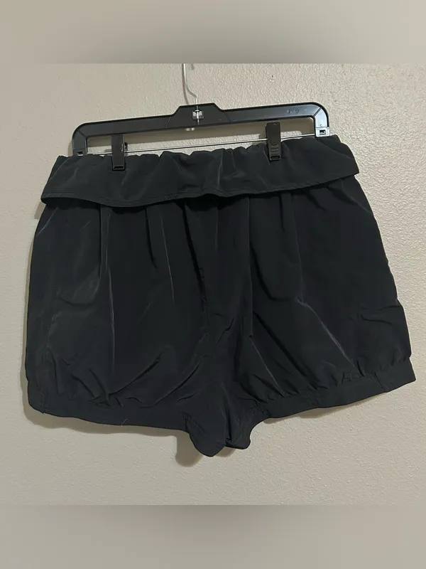 Free People Black Convertible Balloon Baggy Utility Shorts Women’s Size Small - Image 7