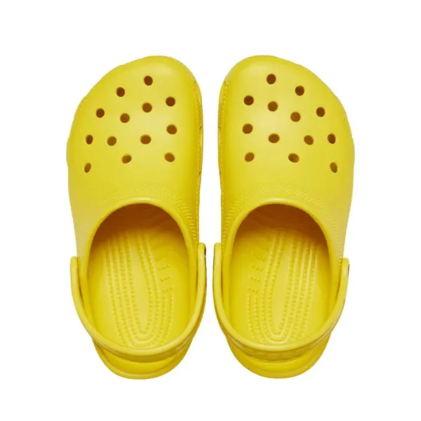 Crocs Clog Unisex Yellow Classic Jibbitz Customizable Comfortable Size‎ M5/W7 - Image 5