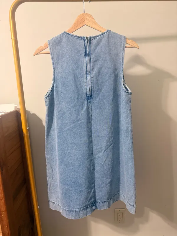 Denim Dress Forever 21 - Image 4