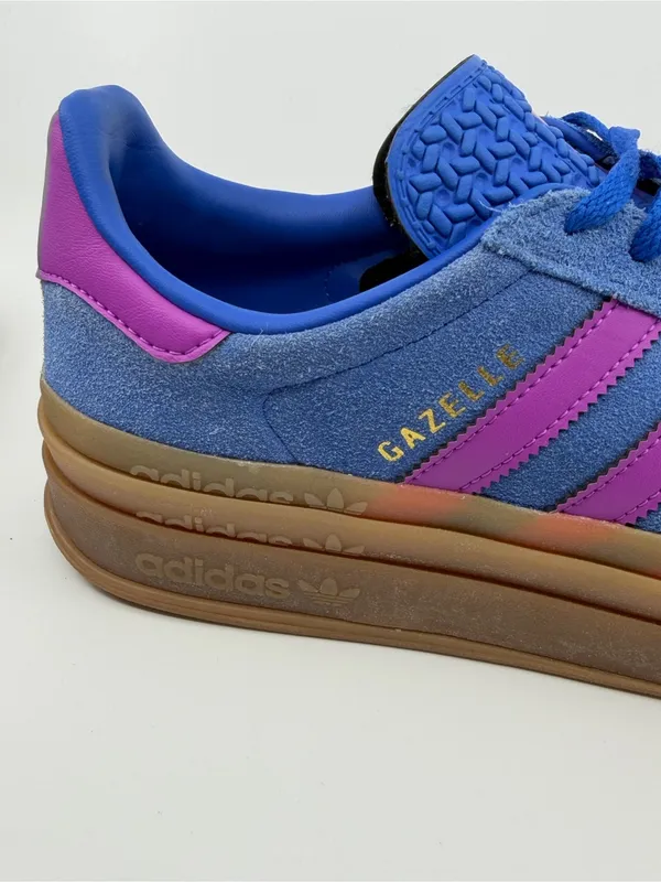 Adidas Gazelle Bold Lucid Blue/ Lucid Pink Color Way. SZ 9.5 Women’s - Image 10