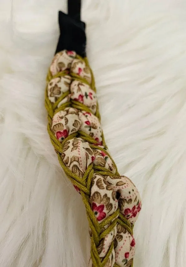 Floral Braided Headband - Image 2