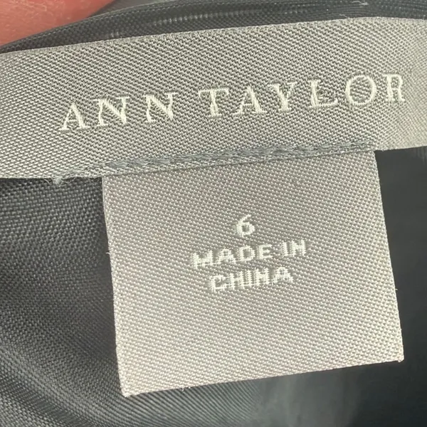 Ann Taylor Womens Black Mermaid Maxi Skirt Tiered Ruffle Formal Evening Size 6 - Image 3