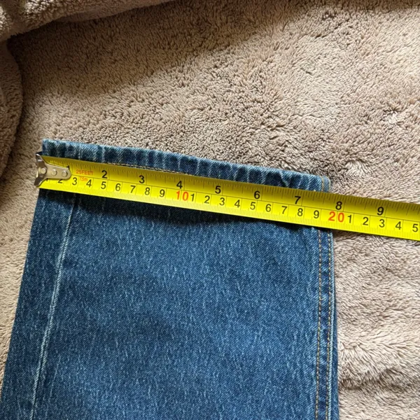 Frye Barrel Jean Medium Wash High Rise Button Fly Denim Size 8 NEW - Image 10