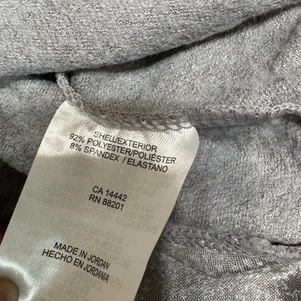 Mondetta Active Pullover  Spandex‎ Quarter Zip Kangaroo Pocket Gray M - Image 6