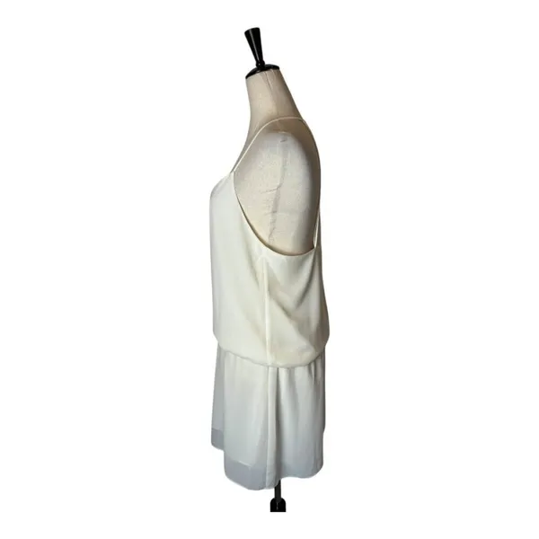 Haute Hippie Caitlyn Dress Women Medium Ivory‎ Mirage Strappy Back Micro Mini - Image 7