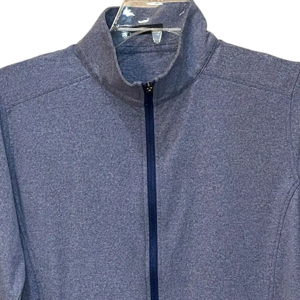 Turtleson Siro‎ Long Sleeve Golf Full Zip Performance Mock Neck Jacket Large Blue - Image 2