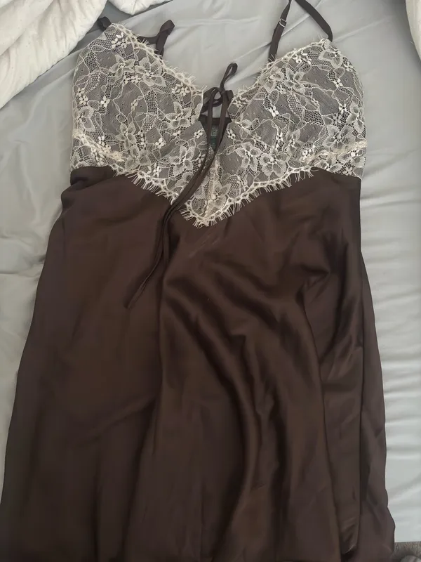 Wild Fable Brown Dress With lace - Image 2