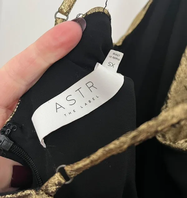 ASTR The Label Gold Dress - Image 4