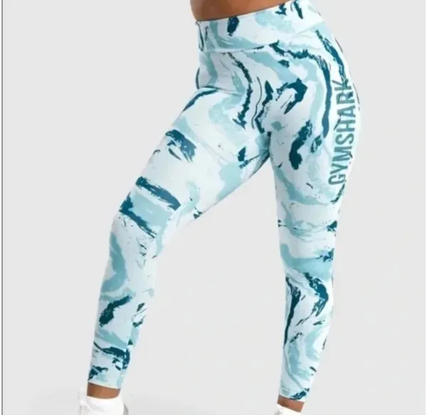 Gymshark Gs Power Leggings Light Blue - Image 5