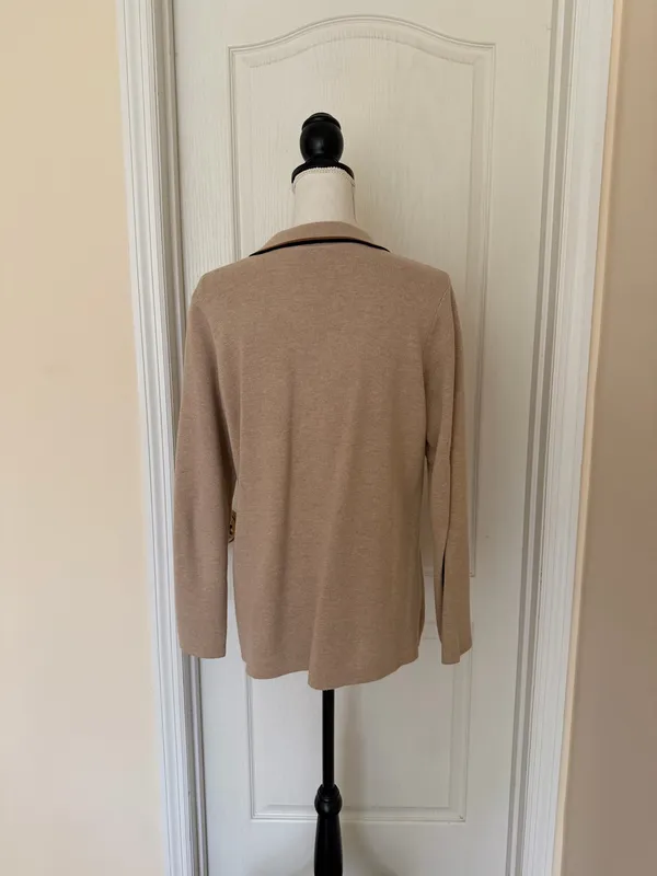 NWT $ 129 j.jill Woman’s Wearever Double-Knit Sweater-Jacket, Sz S - Image 7