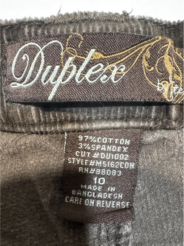 Vintage Brown Corduroy Flared Pants Size 10 – Cozy Retro Vib - Image 6