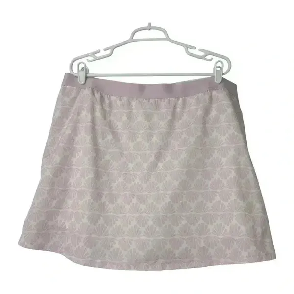 Lady Hagen Women’s XXL Skort Pink Seashell Print Golf Tennis Side Pleat NWT - Image 3
