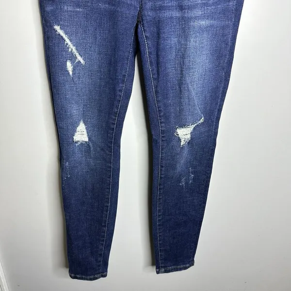 Women's Judy Blue Size 5/27‎ Skinny Fit Buttonfly Distressed Jeans Stretch - Image 3