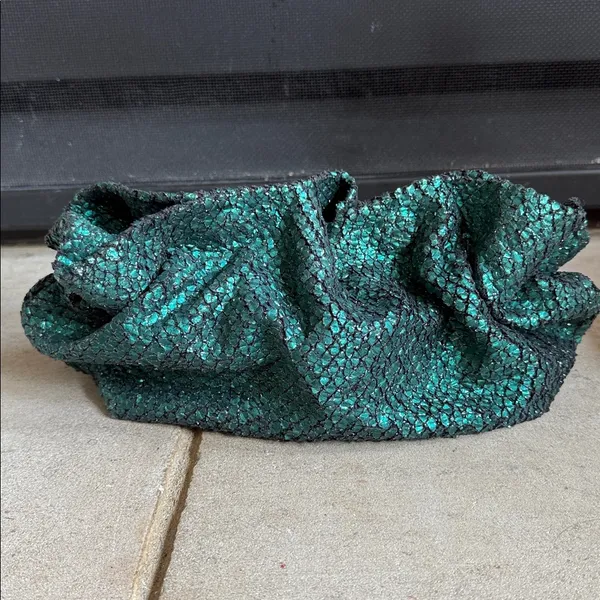 Anthropologie Jory clutch / crossbody bag, dark green. - Image 2