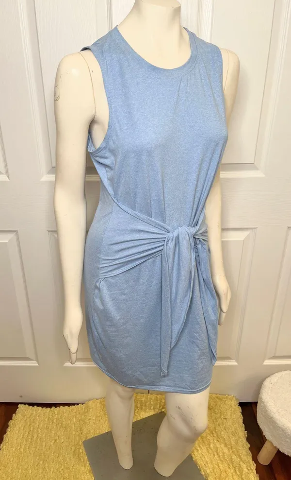 Pink Lily Living For It Blue Bodycon Tank Dress in Blue - Image 4