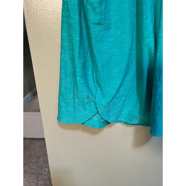 Tuff Athletics Women's Sz XL Active T-Shirt Spectra Green Heathered Short Sleeve - Image 6