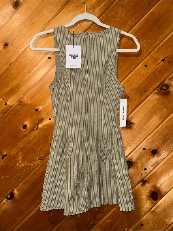 Princess Polly Yumiko Romper in Green Stripe NWT - Image 10