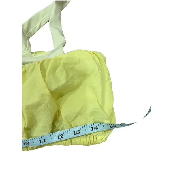 Daily Drills Yellow Nylon Bubble Set Shirt And Bra Small Medium - Image 9