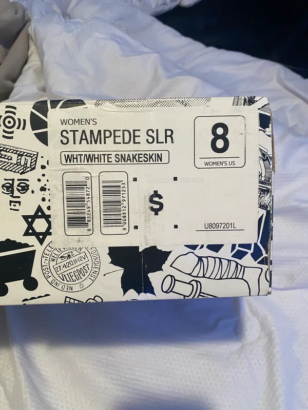 Snowboard Boots White Size 8 - Image 5