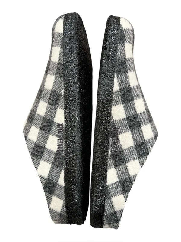 Birkenstock Zermatt Rivet Plaid Shearling Slippers EU 42 Women 11 Men 9 Narrow - Image 3