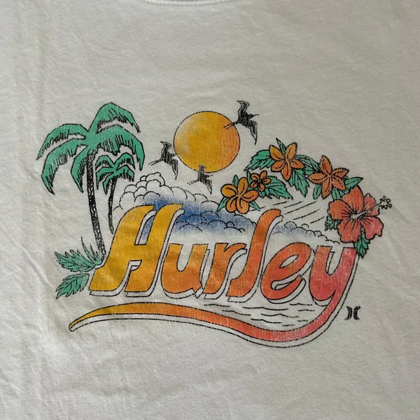 Hurley Cropped Surf Tee - Image 2