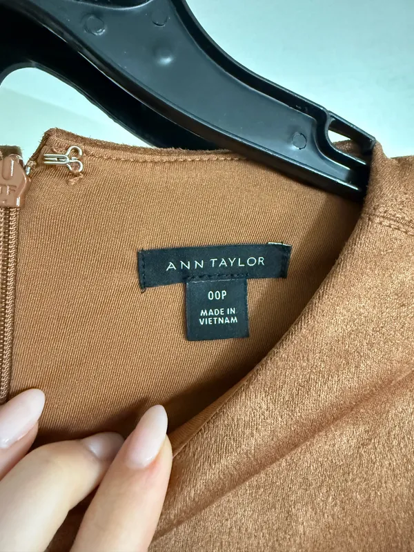 Ann Taylor Faux Suede Dress - Image 3