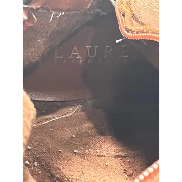Lauren Ralph Lauren Sonya Cognac Brown‎ Leather Riding Boots Women 6B 802143440 - Image 11
