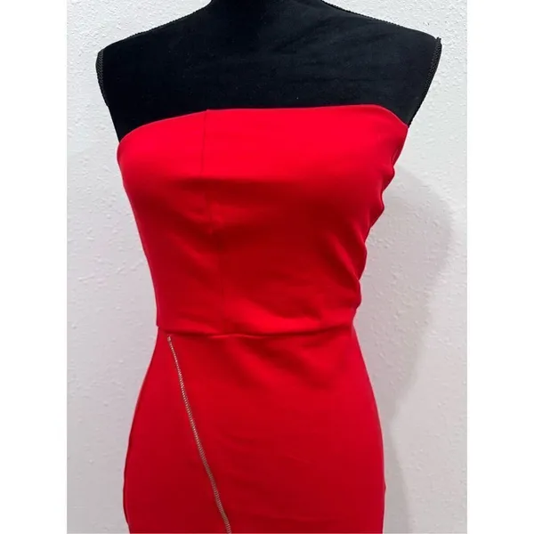 Superdown nylah front zip dress size small‎ - Image 4