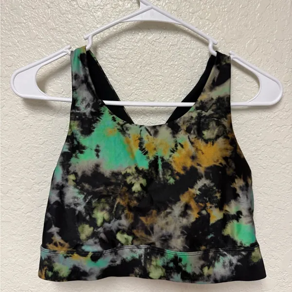 FABLETICS Tie-Dye Trip No-Bounce Sports Bra Size Large - Image 3