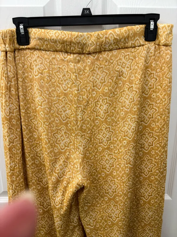 Wonderly size 1X yellow and orange boho pants - Image 7