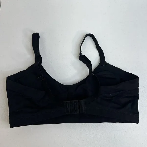 Felina Medium M Bra Seamless Side Smoothing Wireless Removable‎ Padding Black - Image 5