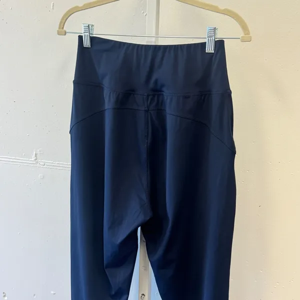 AJISAI Women's‎ Jogger Pants Navy Blue High Waisted Athletic Travel Pants Medium - Image 6